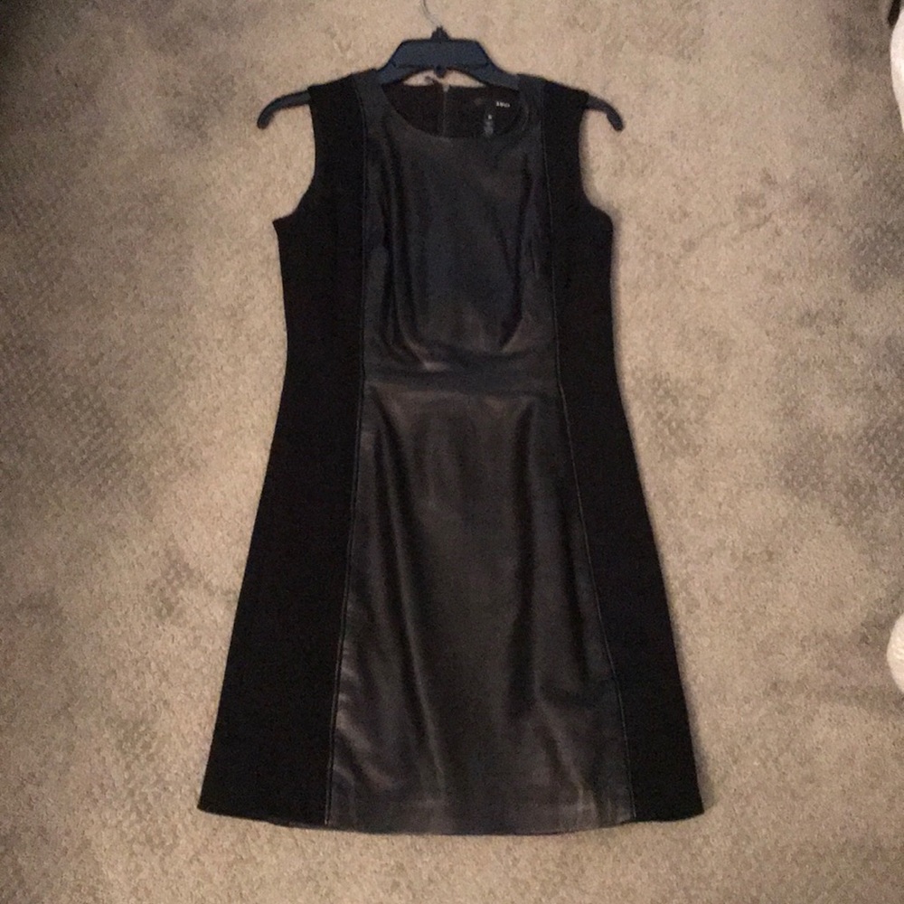 Leather dress